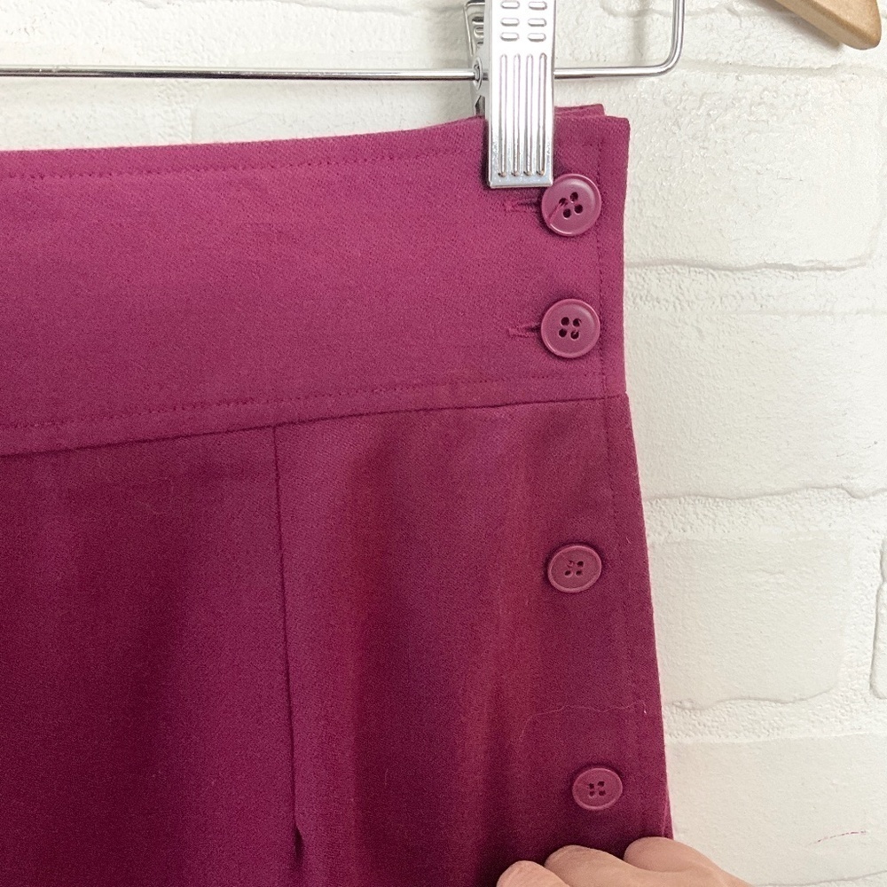 NWT Vintage Deadstock 60s Maxi Skirt Compagnie baie d’Hudson Wool Magenta Sz 6 - Picture 9 of 14